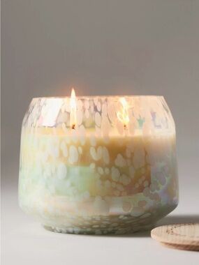 Anthropologie Gather Night Gardenia Large Two Wick Scented Candle NWT
